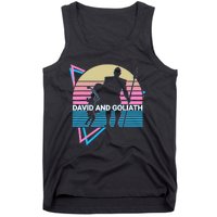 David And Goliath Christian Christianity Retro Tank Top