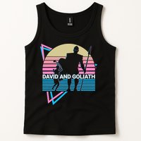 David And Goliath Christian Christianity Retro Tank Top