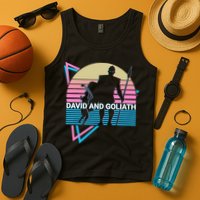 David And Goliath Christian Christianity Retro Tank Top