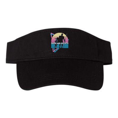 David And Goliath Christian Christianity Retro Visor