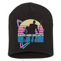 David And Goliath Christian Christianity Retro Short Acrylic Beanie