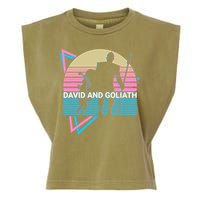 David And Goliath Christian Christianity Retro Garment-Dyed Women's Muscle Tee