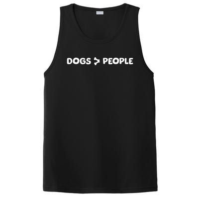 Dogs Are Greater Than People Dog Bone Design PosiCharge Competitor Tank