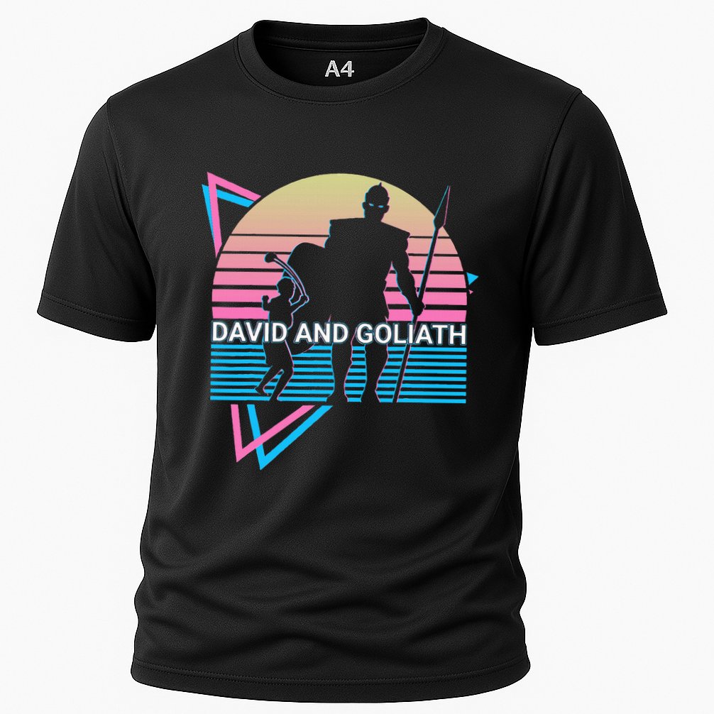 David And Goliath Christian Christianity Performance Shirt