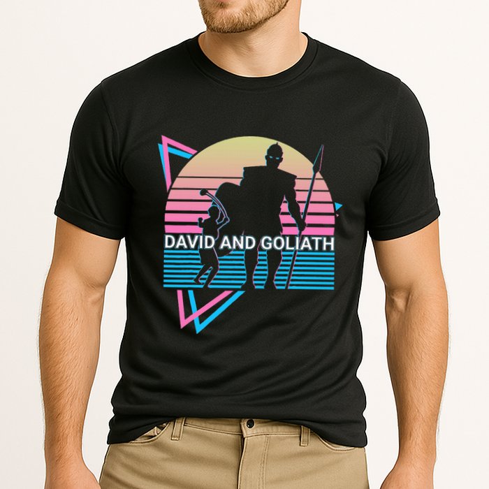 David And Goliath Christian Christianity Performance Shirt