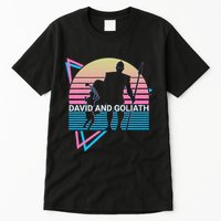 David And Goliath Christian Christianity Tall T-Shirt