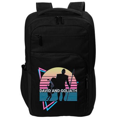 David And Goliath Christian Christianity Impact Tech Backpack