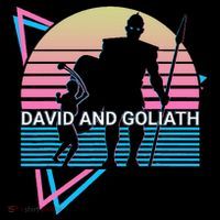David And Goliath Christian Christianity Button
