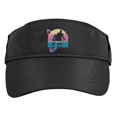 David And Goliath Christian Christianity Adult Drive Performance Visor