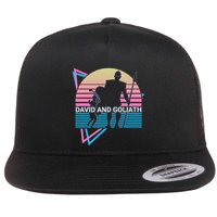David And Goliath Christian Christianity Flat Bill Trucker Hat