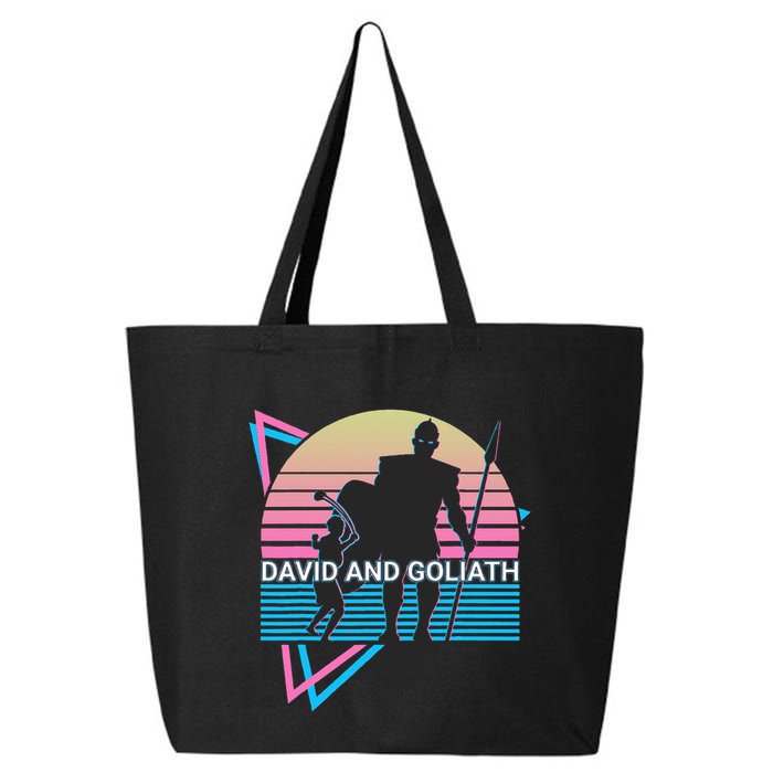 David And Goliath Christian Christianity 25L Jumbo Tote