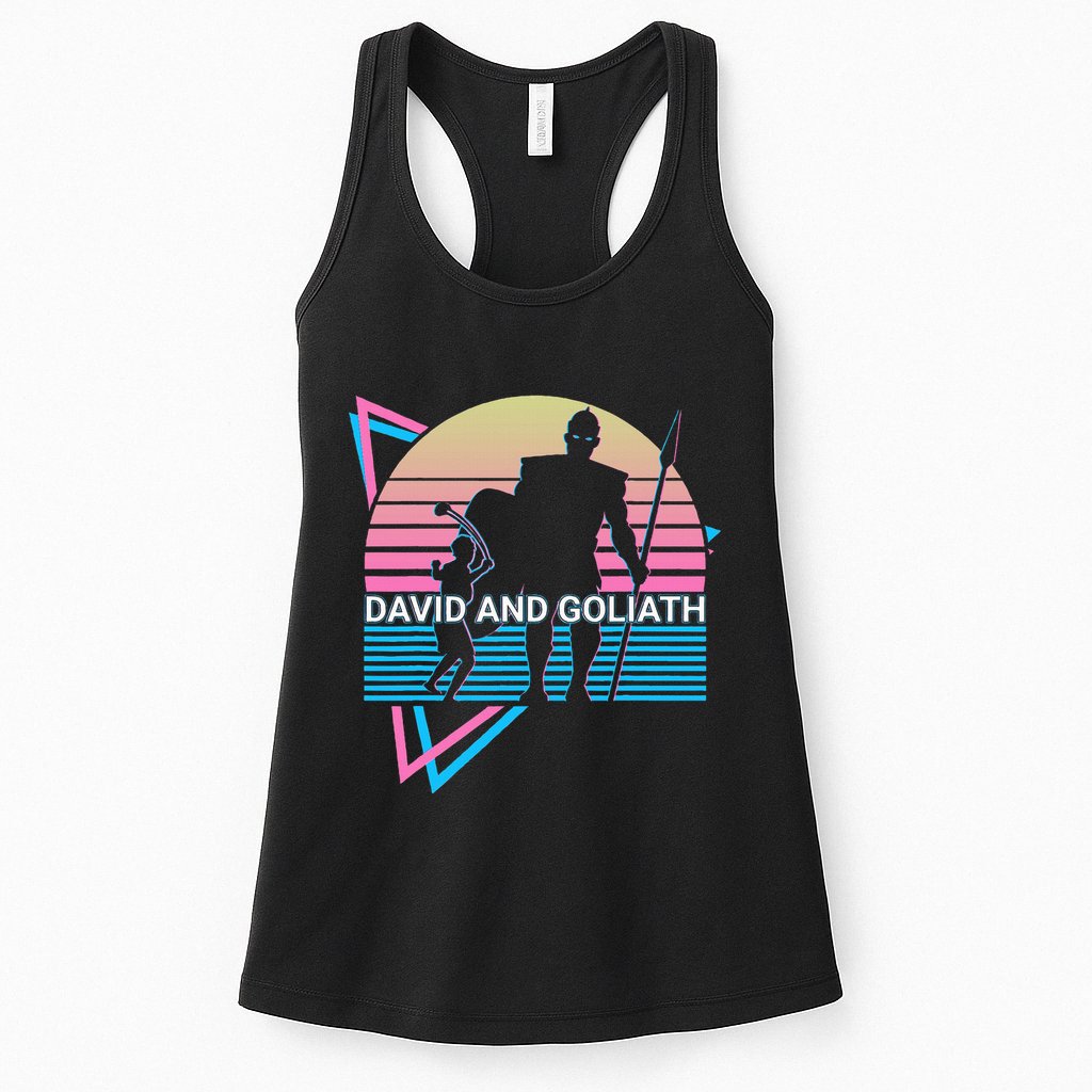 David And Goliath Christian Christianity Womens Tank Top
