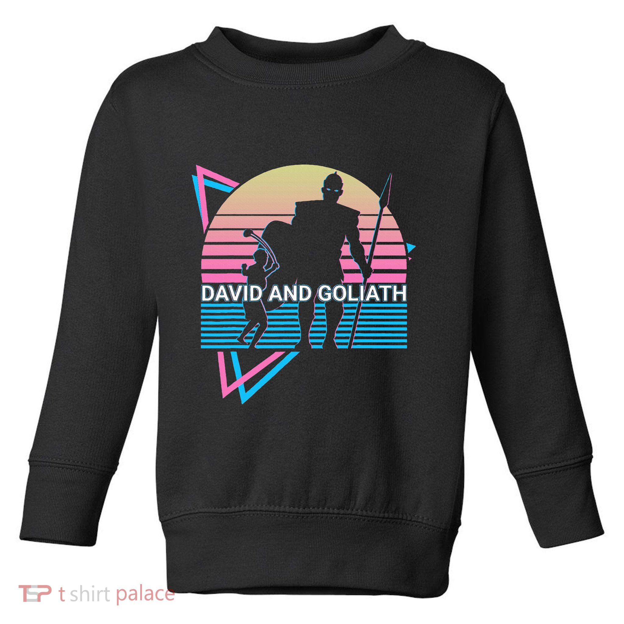 David And Goliath Christian Christianity Toddler Sweatshirt