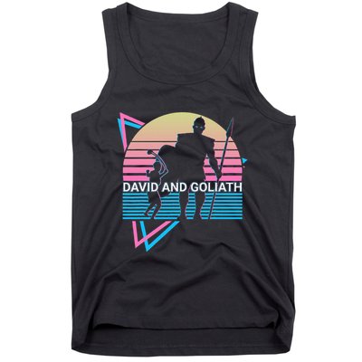 David And Goliath Christian Christianity Tank Top
