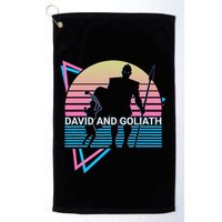 David And Goliath Christian Christianity Golf Towel