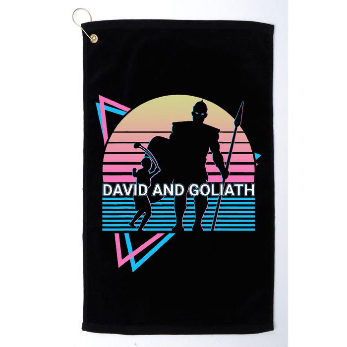 David And Goliath Christian Christianity Golf Towel
