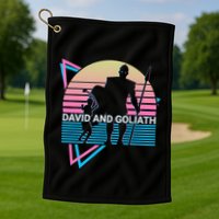 David And Goliath Christian Christianity Golf Towel