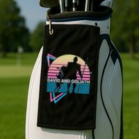 David And Goliath Christian Christianity Golf Towel