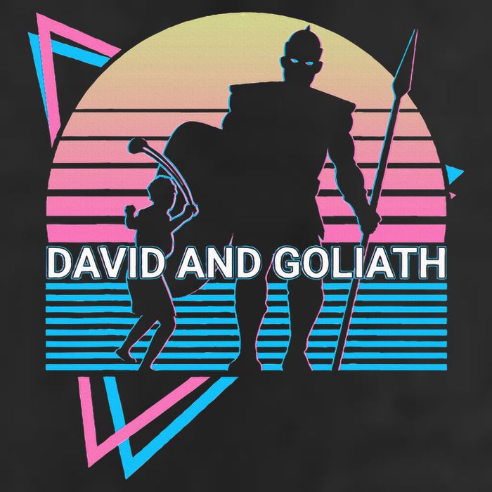 David And Goliath Christian Christianity Golf Towel