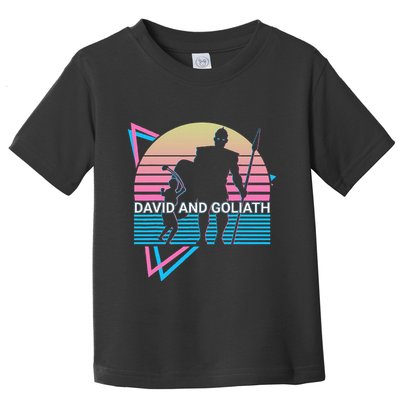 David And Goliath Christian Christianity Toddler T-Shirt