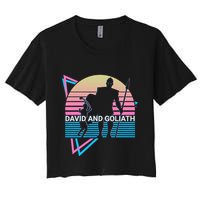 David And Goliath Christian Christianity Crop Top