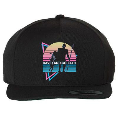 David And Goliath Christian Christianity Wool Snapback Cap