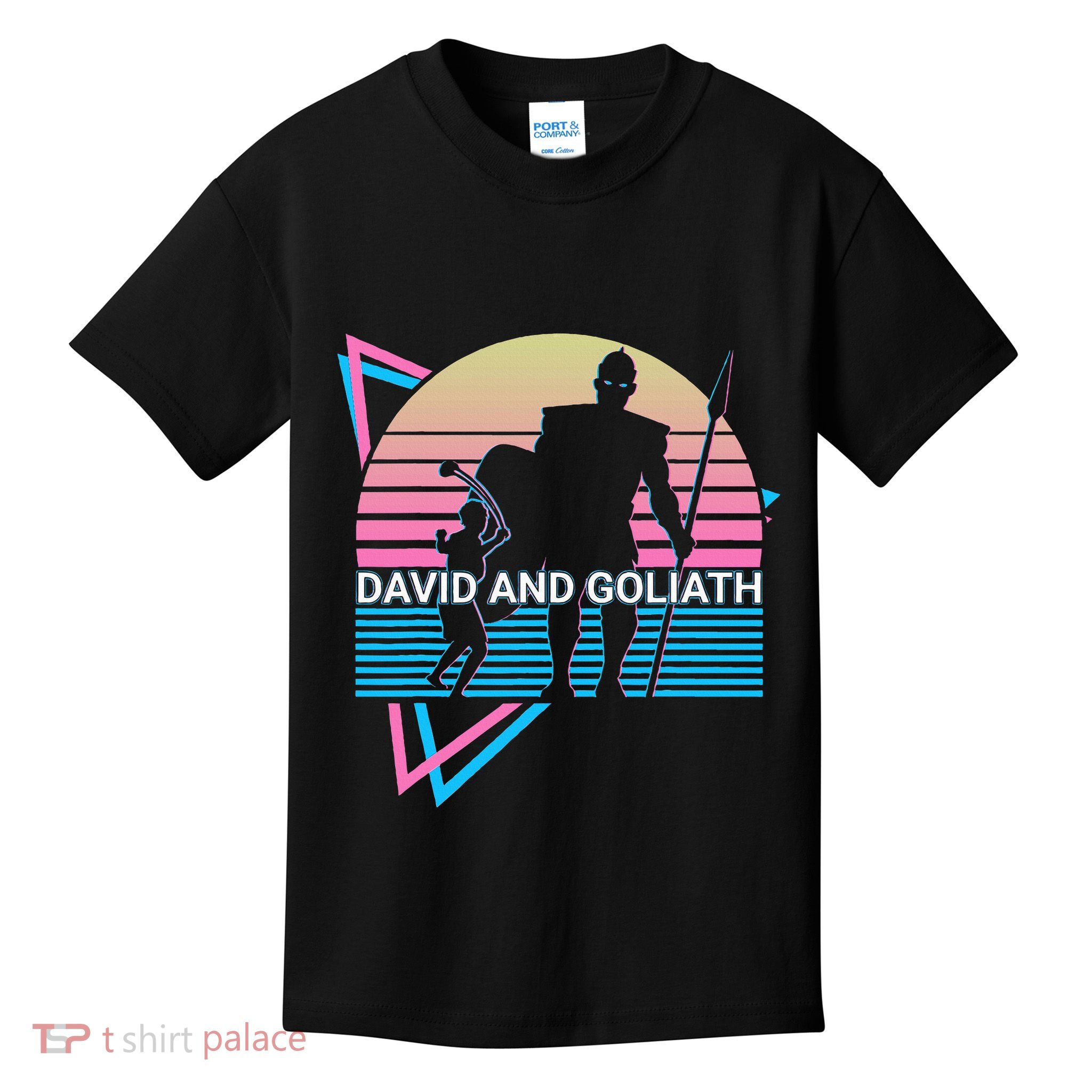 David And Goliath Christian Christianity Kids T-Shirt