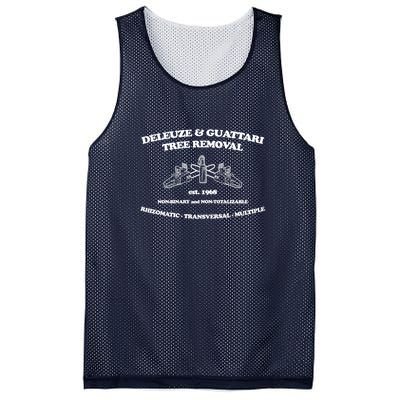 Deleuze And Guattari Tree Removal Mesh Reversible Basketball Jersey Tank