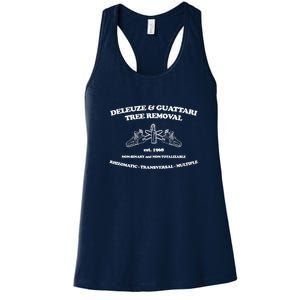 Deleuze And Guattari Tree Removal Women's Racerback Tank