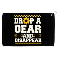 Drop A Gear And Disappear Dirt Track Race Racing Racers Grommeted Golf Towel