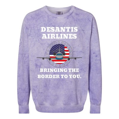 DeSantis Airlines Gift Colorblast Crewneck Sweatshirt