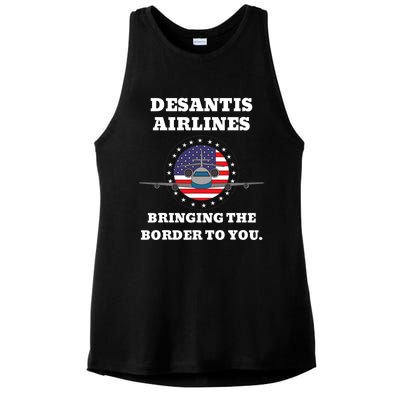 DeSantis Airlines Gift Ladies PosiCharge Tri-Blend Wicking Tank