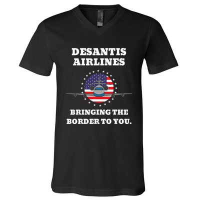 DeSantis Airlines Gift V-Neck T-Shirt