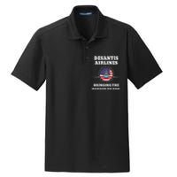 DeSantis Airlines Gift Dry Zone Grid Polo