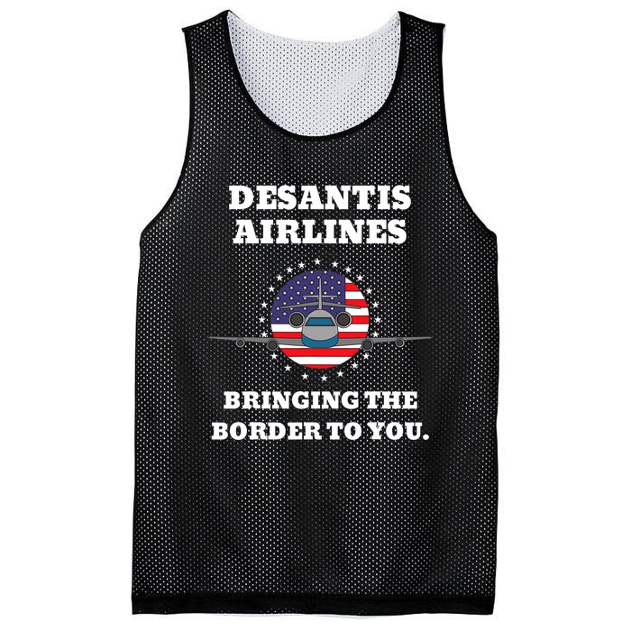 DeSantis Airlines Gift Mesh Reversible Basketball Jersey Tank