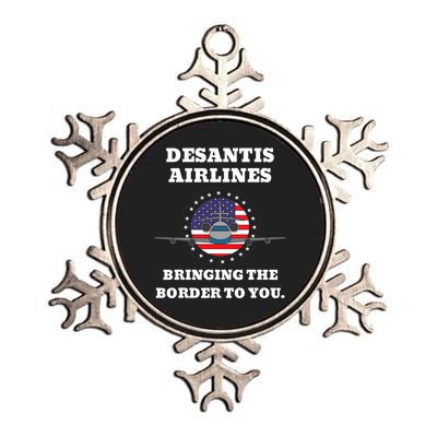 DeSantis Airlines Gift Metallic Star Ornament