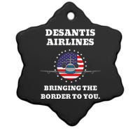 DeSantis Airlines Gift Ceramic Star Ornament