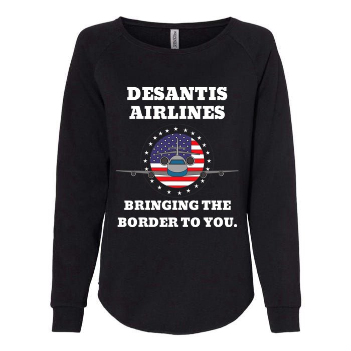 DeSantis Airlines Gift Womens California Wash Sweatshirt