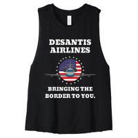 DeSantis Airlines Gift Women's Racerback Cropped Tank