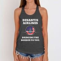 DeSantis Airlines Gift Women's Knotted Racerback Tank