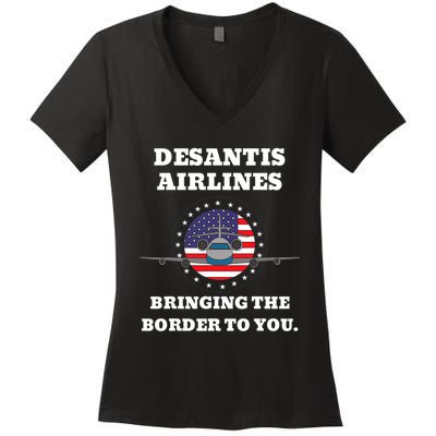 DeSantis Airlines Gift Women's V-Neck T-Shirt