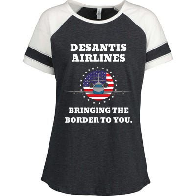 DeSantis Airlines Gift Enza Ladies Jersey Colorblock Tee