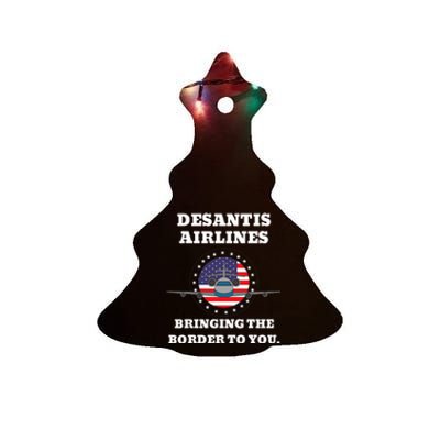 DeSantis Airlines Gift Ceramic Tree Ornament