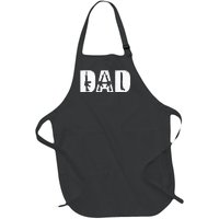 Dad And Guns Collection Vintage FatherS Day Gun Lover Dad Full-Length Apron With Pockets