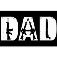 Dad And Guns Collection Vintage FatherS Day Gun Lover Dad Bumper Sticker