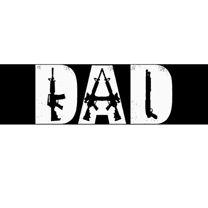 Dad And Guns Collection Vintage FatherS Day Gun Lover Dad Bumper Sticker