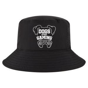 Dogs And Gaming Gamer Video Game Player Games Nerd Geek Gift Cool Comfort Performance Bucket Hat