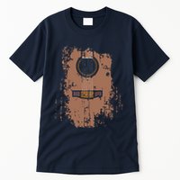 Distressed Acoustic Guitar Vintage Player Rock Roll Music Tall T-Shirt