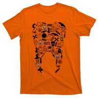 Dental Assistant Halloween Dentist Lover Pumpkin Ghost Spooky T-Shirt