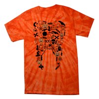 Dental Assistant Halloween Dentist Lover Pumpkin Ghost Spooky Tie-Dye T-Shirt